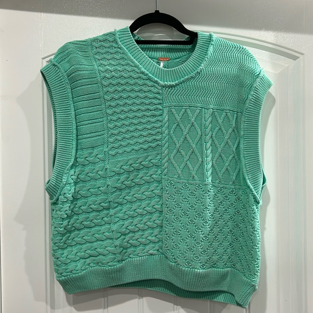Free People Sleeveless Sweater